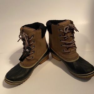 Sorel Slimpack ll Waterproof lace duck boots